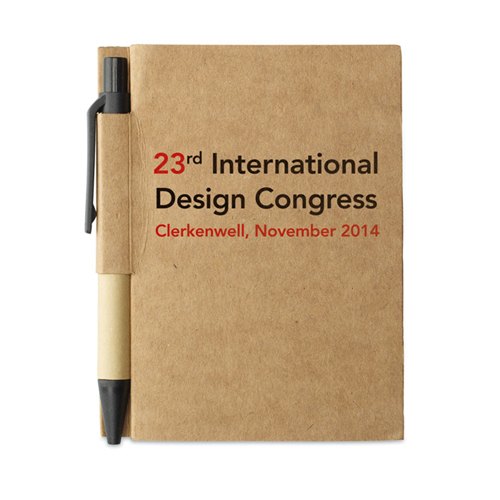 Recycled Soft Cover Notebook with Pen A7